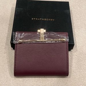 Strathberry street wallet, burgundy